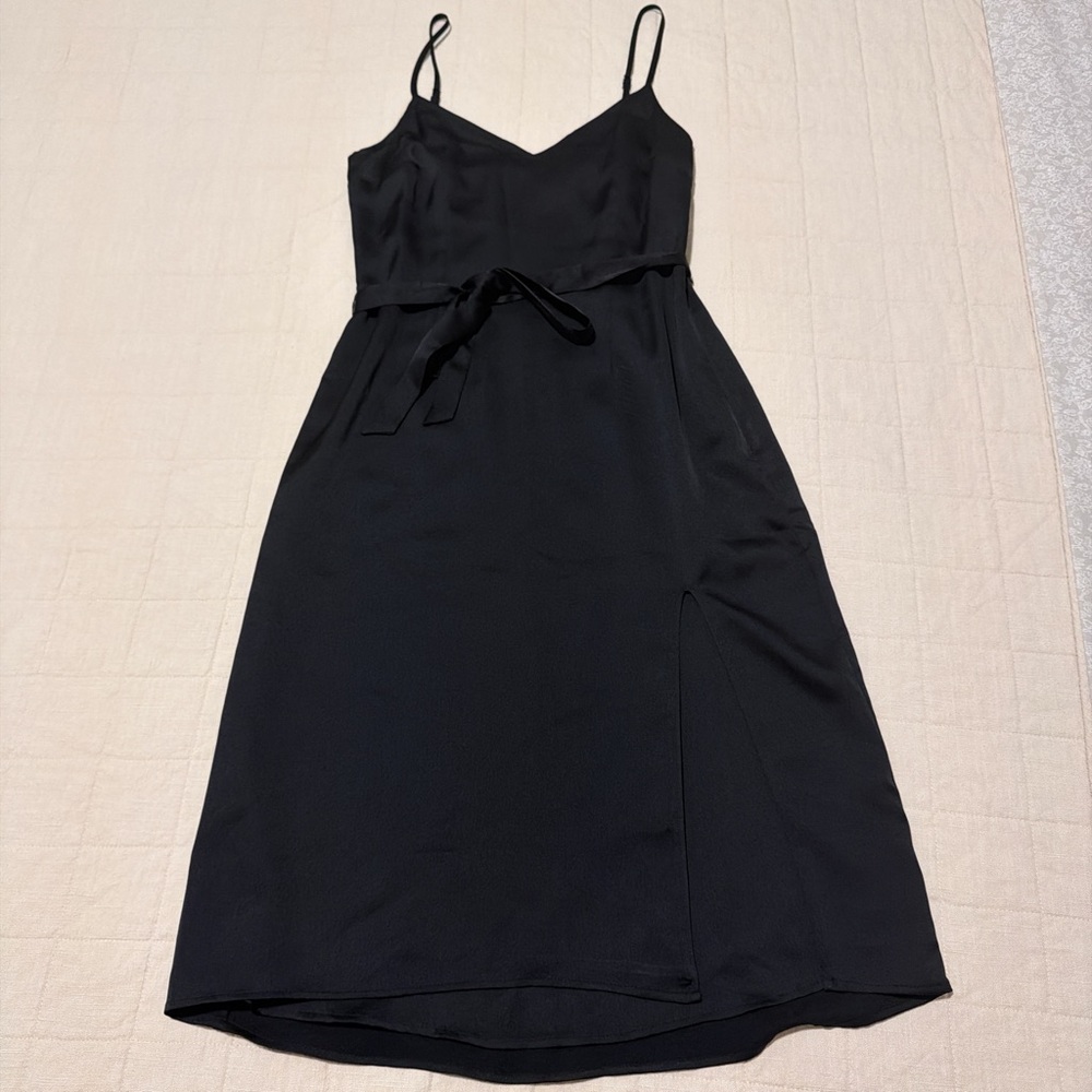 Abercrombie satin midi dress